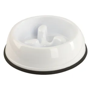 Matskål Slow Feeder hvit