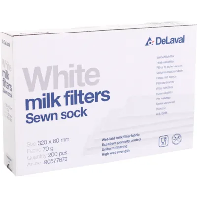 Melkefilter med sydde kanter 70 g