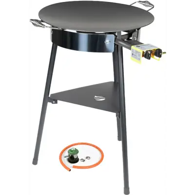 Stekehelle med gasstilkobling 58 cm