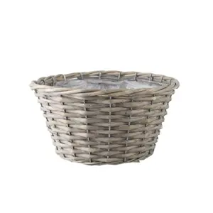 Flettet blomsterkurv D23