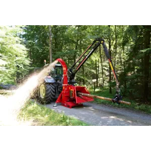 Flishugger TP 250 PTO drift med kran