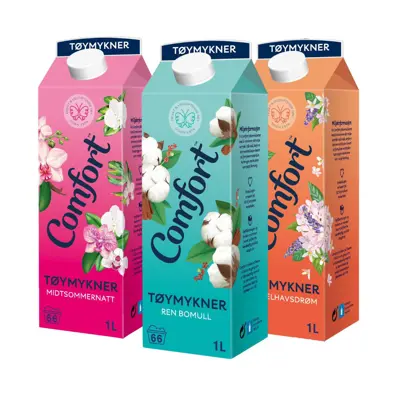 Tøymykner kit 1 Ren Bomull, 1 Middelhavsdrøm og 1 Midtsommernatt