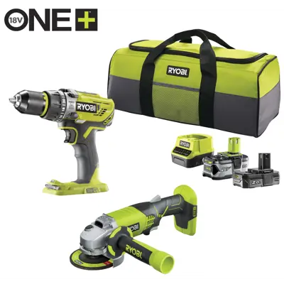 Håndtverkersett 18V One+ R18PDAG-242S, bilde 2