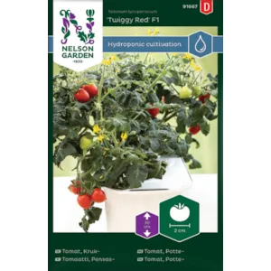 Frø pottetomat Twiggy Red Harvy