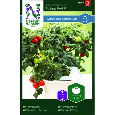 Frø pottetomat Twiggy Red Harvy