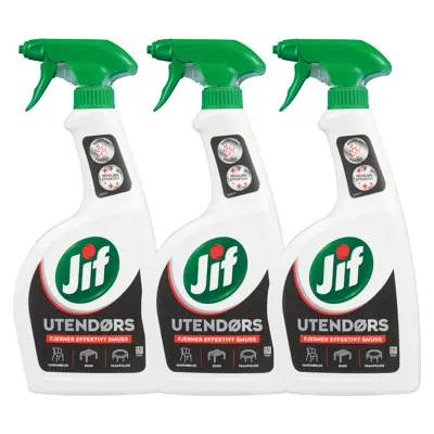 Kit med 3 Utendørsspray 750 ml