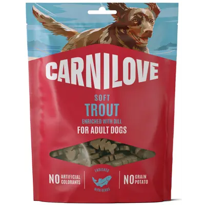 Hundesnacks ørret 200 g