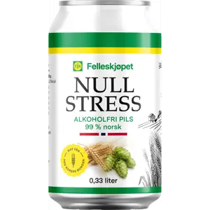 Nullstress alkoholfri øl 0,33 L