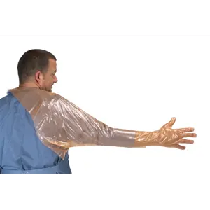 Engangshansker med krage 50 stk