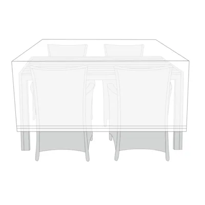 Møbeltrekk lys grå 170x85 cm