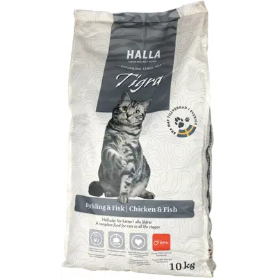 Kattemat Tigra Kylling og Fisk 10 kg