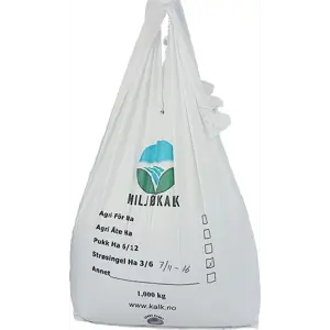 Strøsingel kalk 1000 kg