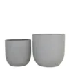 Grå Blomsterpotte Pico sett à 2 stk grå