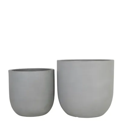 Blomsterpotte Pico sett à 2 stk grå