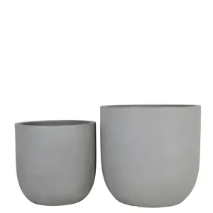 Blomsterpotte Pico sett à 2 stk grå