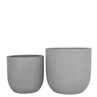 Blomsterpotte Pico sett à 2 stk grå