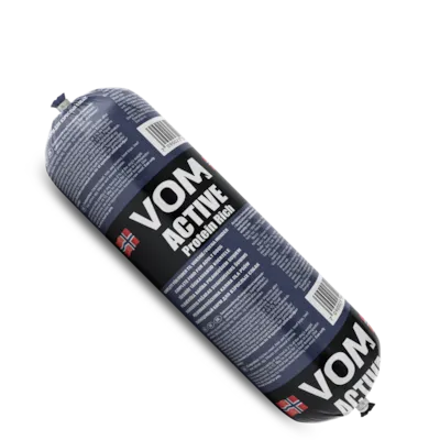 Fullfôr hundepølse Active proteinrikt 500 g