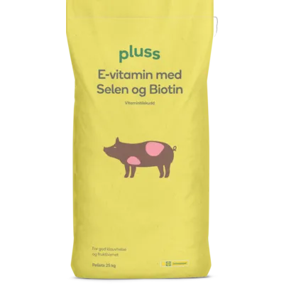 E- Vitamin med Selen og Biotin pellets 25 kg