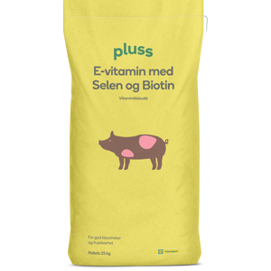 E- Vitamin med Selen og Biotin pellets 25 kg