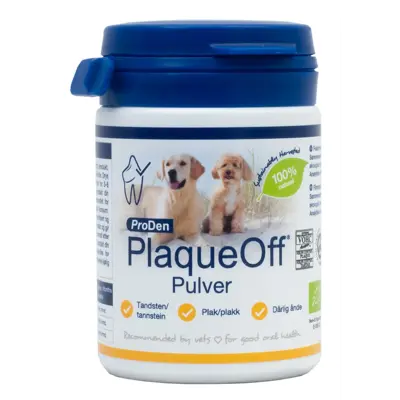 Tannpleie pulver hund 60 g