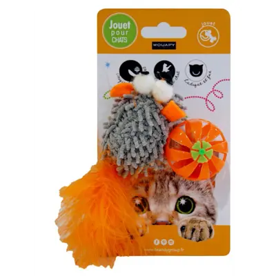 Katteleke pelsmus og ball