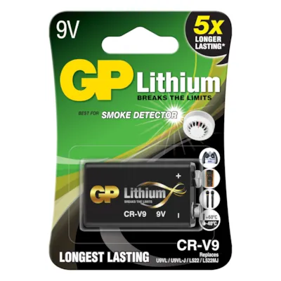 Litium batteri 9V 1 pk