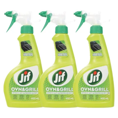Kit med 3 ovn og grillspray 500 ml