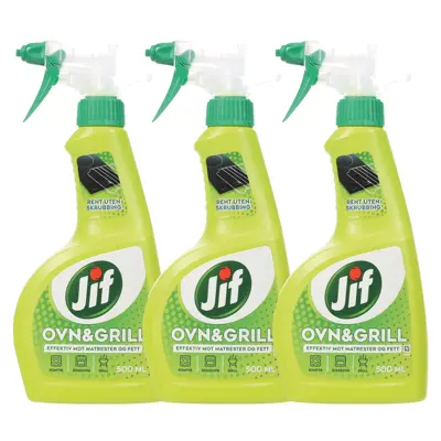 Kit med 3 ovn og grillspray 500 ml