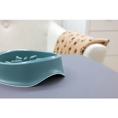 Matskål Slow Feeder grønn, bilde 3