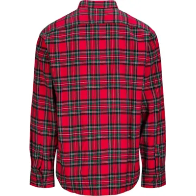 Flanellskjorte rød, bilde 2