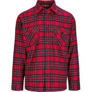 Flanellskjorte rød