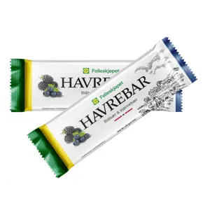 Havrebar blåbær og bjørnebær 2 stk