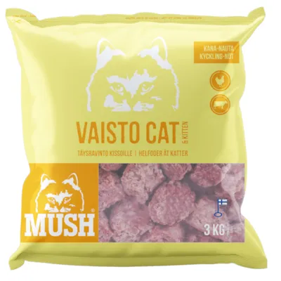 Kattemat Vaisto kylling-okse frosset 3 kg