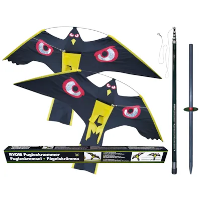 Fugleskremsel 2 stk med 10 meter stang