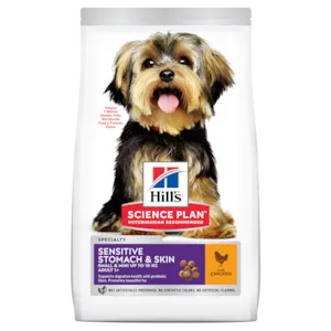 Hundefôr Sensitive Stomach & Skin Small & Mini Adult Kyllling 3 kg