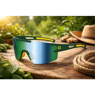Solbrille sport grønn, bilde 4