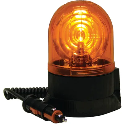 Varsellampe roterende med magnetfot
