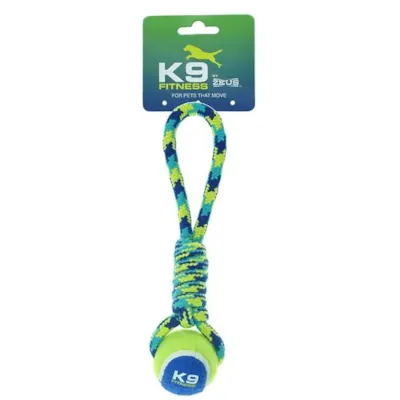 Hundeleke tau med tennisball, bilde 2