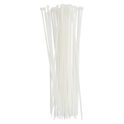 Kabelstrips 3,6 x 250 mm 50 stk. hvit