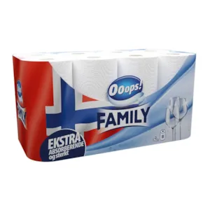 Kjøkkenpapir Family 8 ruller
