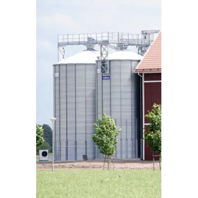 Utendørs rund lagringssilo, bilde 2
