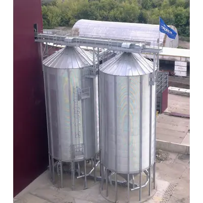 Utendørs rund lagringssilo, bilde 3