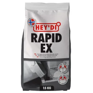 Ekspanderende mørtel Rapid 5 kg