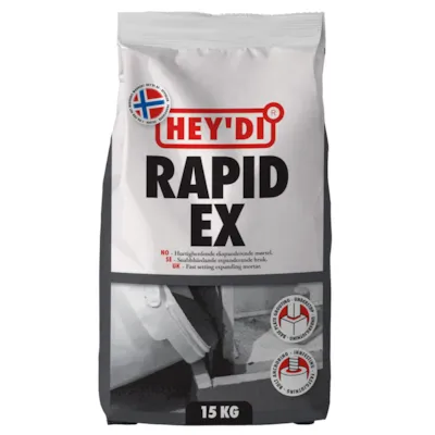 Ekspanderende mørtel Rapid 5 kg