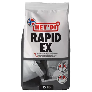 Ekspanderende mørtel Rapid 5 kg