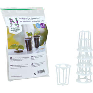 Pluggholder for hydroponisk dyrking 6 stk