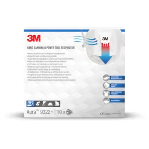 Støvmaske 9322PT FFP2 med ventil 10 pk