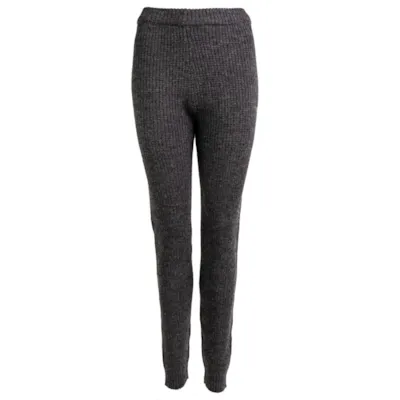 Ullbukse strikket Vidda mørkgrå, bilde 4