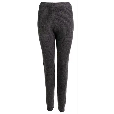 Ullbukse strikket Vidda mørkgrå, bilde 4