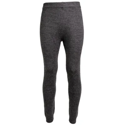 Ullbukse strikket Vidda mørkgrå